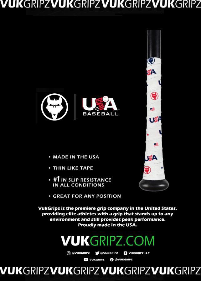 Vuk Gripz USA Baseball Bat Grip Tape Collection