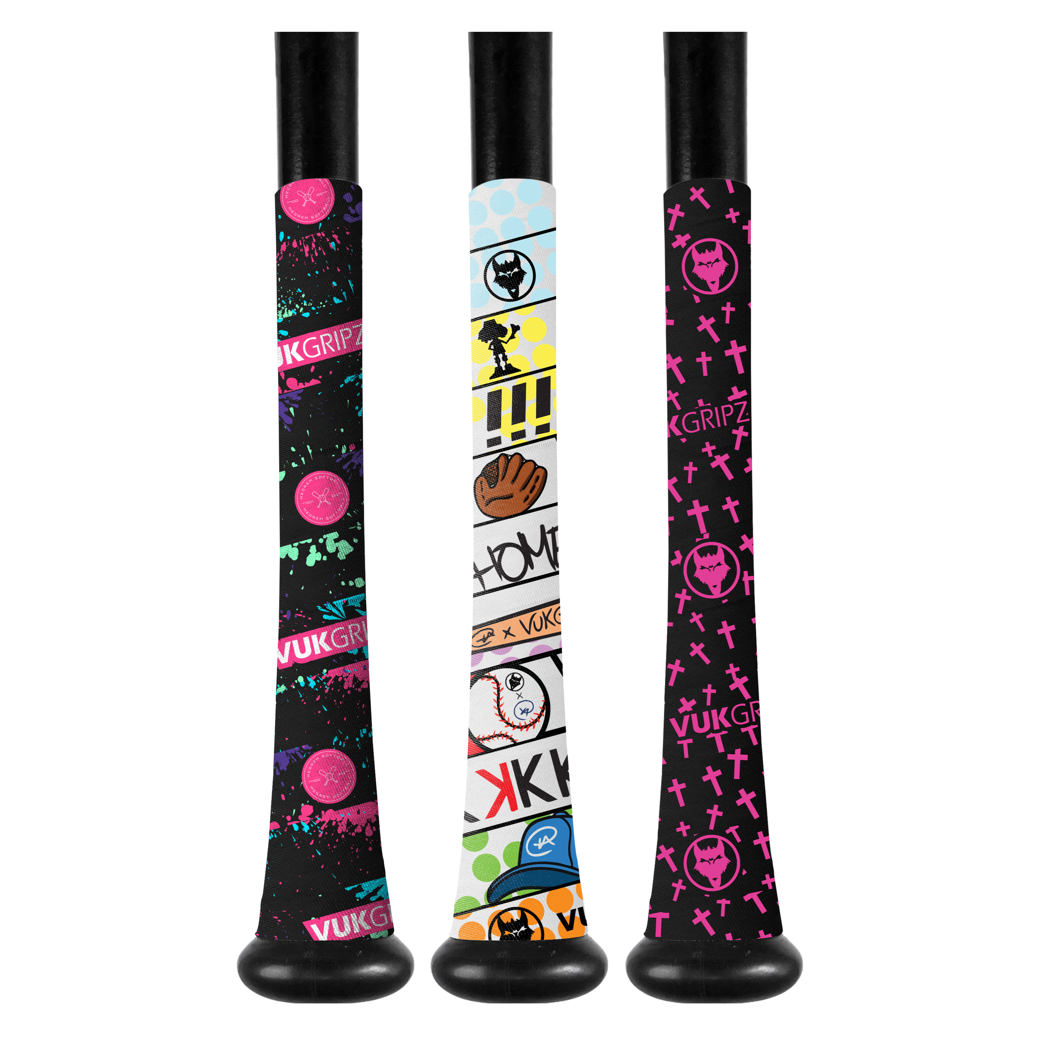 VukGripz Creator Bat Grip Collection
