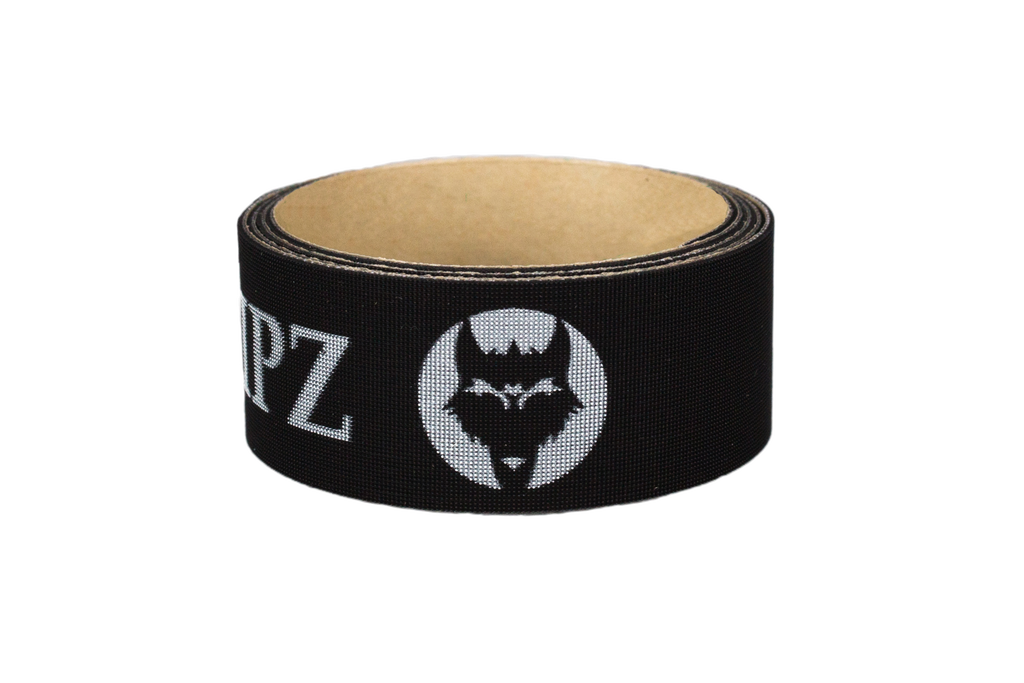 Vuk Gripz Black Bat Grip Tape with White