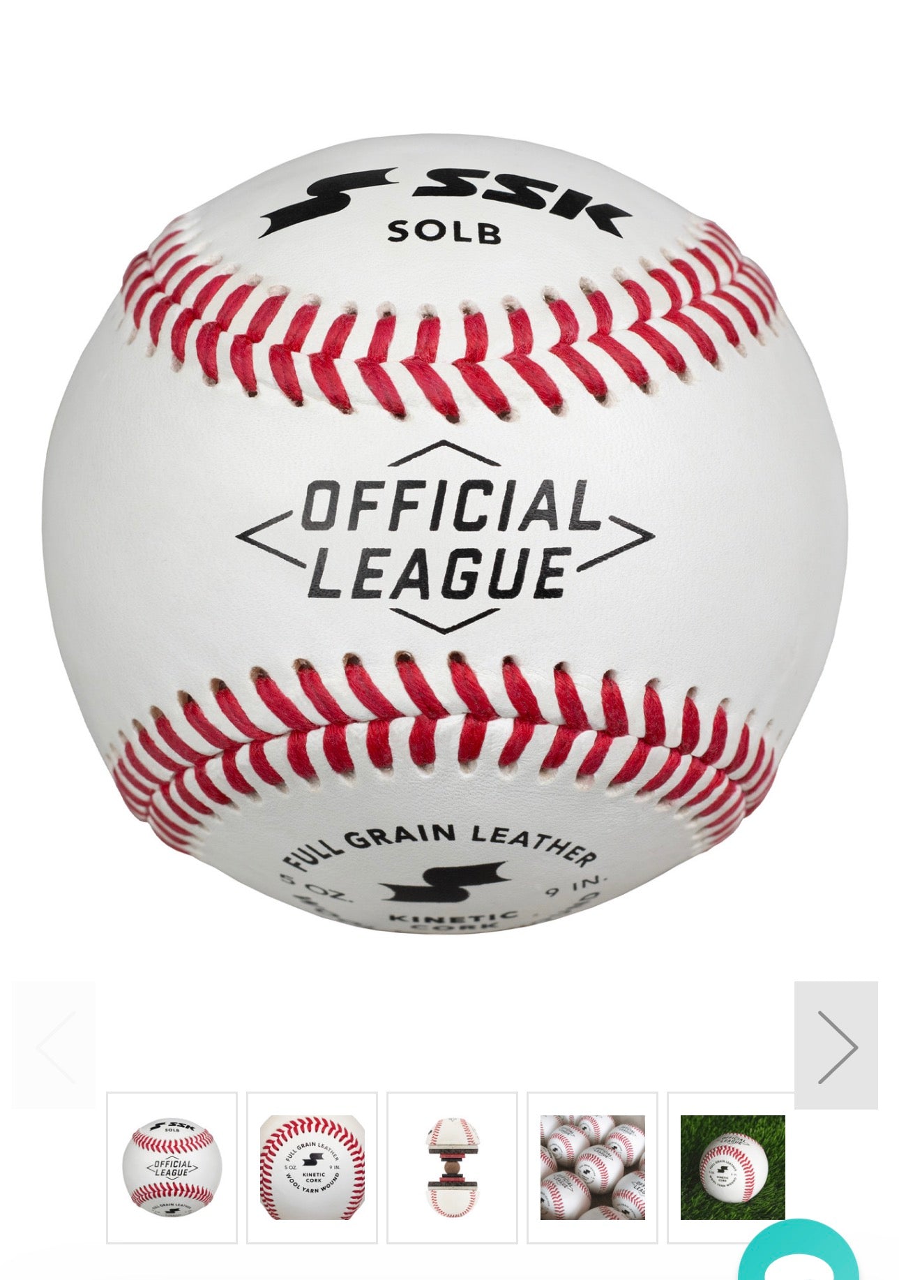 SSK Official League Baseballs (Dozen)