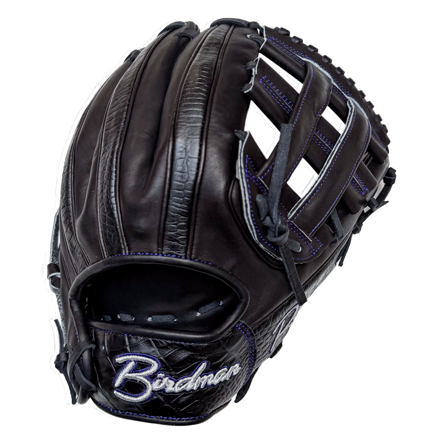 Birdman 12.75" Black Gator Dual Welting Iconic Series Glove