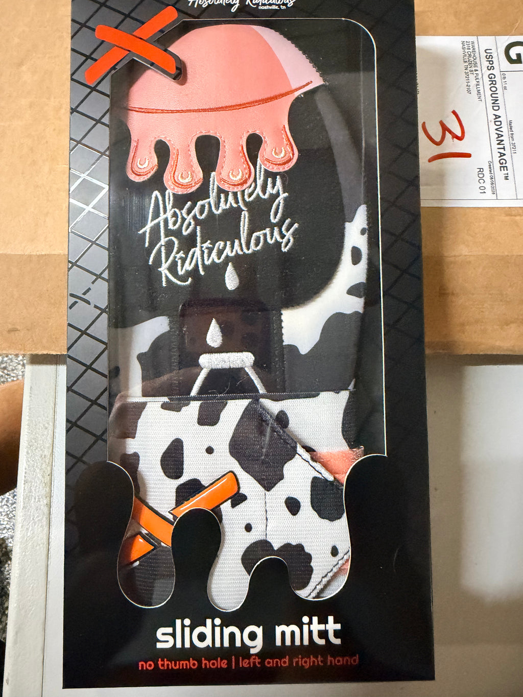 Aria Absolutely Ridiculous "Milk It" Sliding Mitt