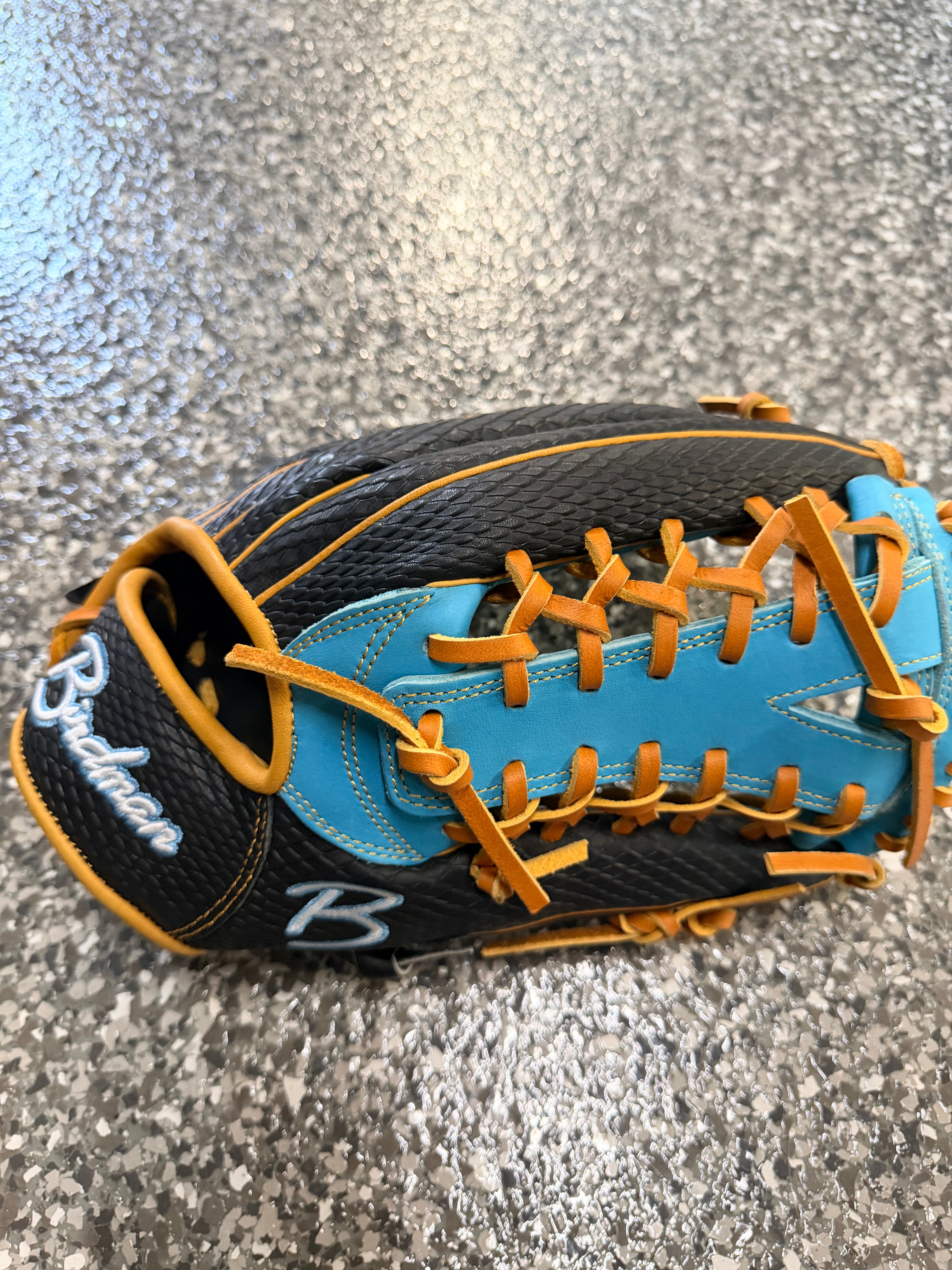 Birdman Black 12.75" Iconic Series Outfielder Glove