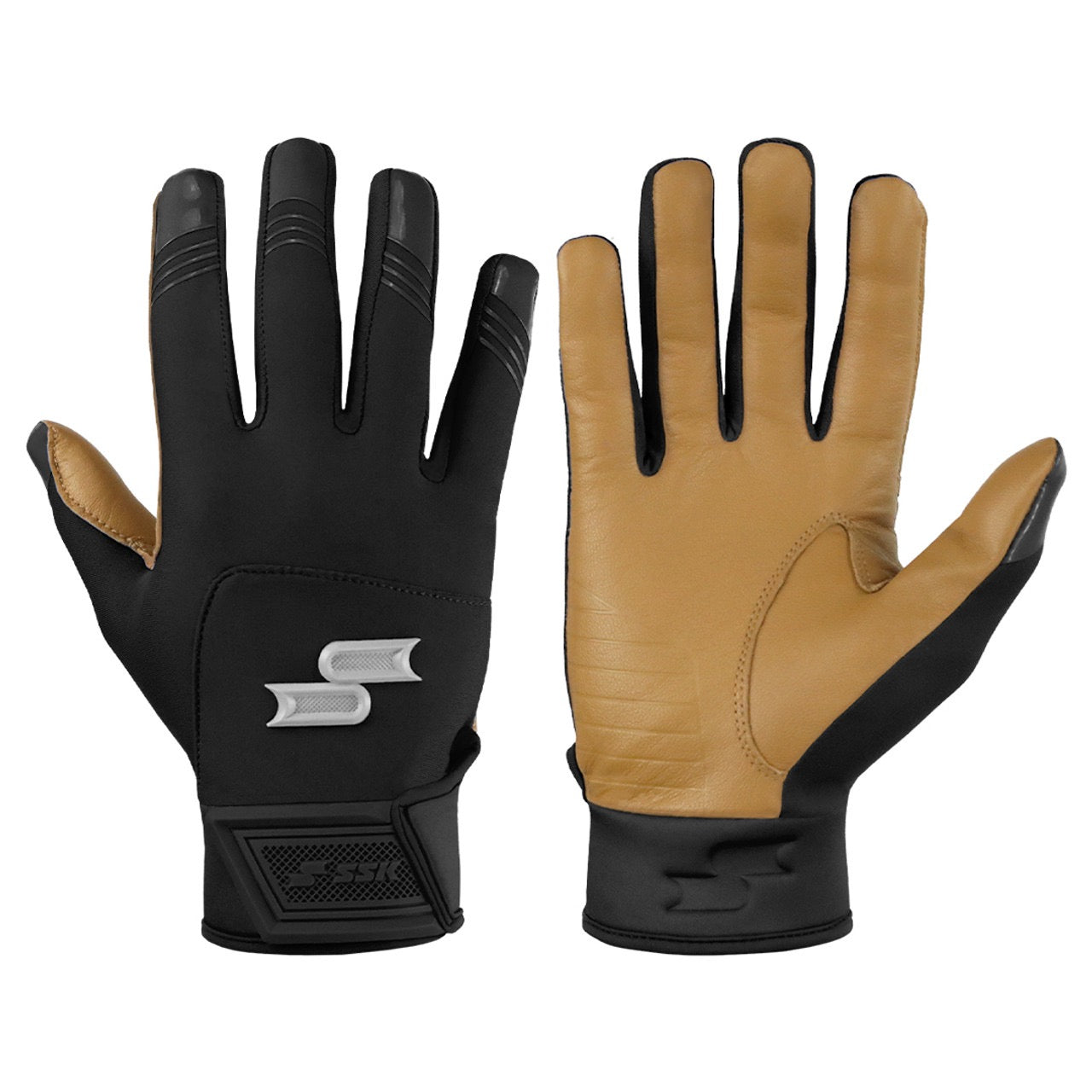 SSK X1 Batting Gloves Youth XL Black