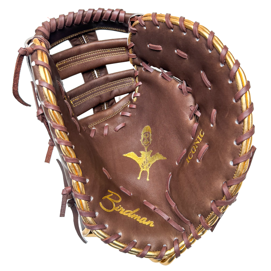 Birdman 13" Mocha and Gold First Base Iconic Series Glove