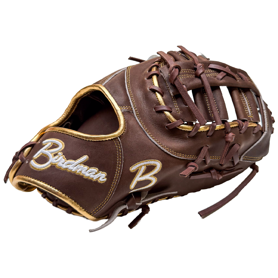 Birdman 13" Mocha and Gold First Base Iconic Series Glove