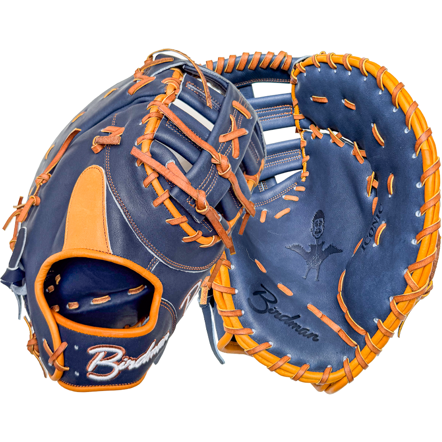 Birdman 13" Navy and Tan First Base Iconic Series Glove