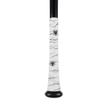 Vuk Gripz Pulse White Bat Grip Tape with Black