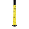 Vuk Gripz Pulse Yellow Bat Grip Tape with Black
