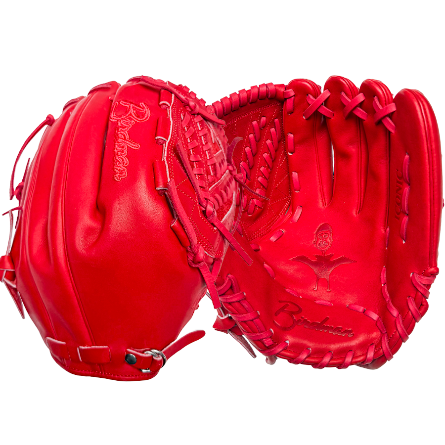 Birdman 12.25" Red Fully Closed Back Iconic Series Glove
