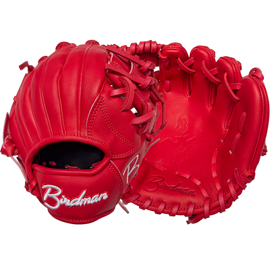Birdman Red 10" Kip Infield Training Glove