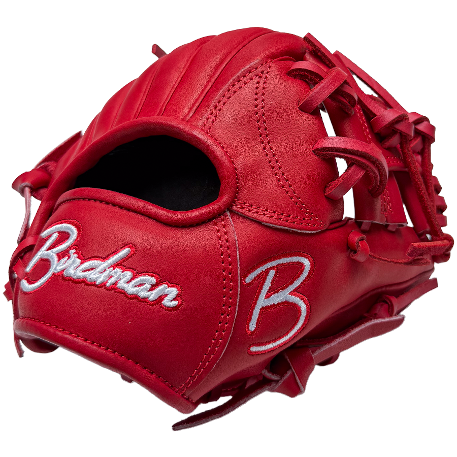 Birdman Red 10" Kip Infield Training Glove