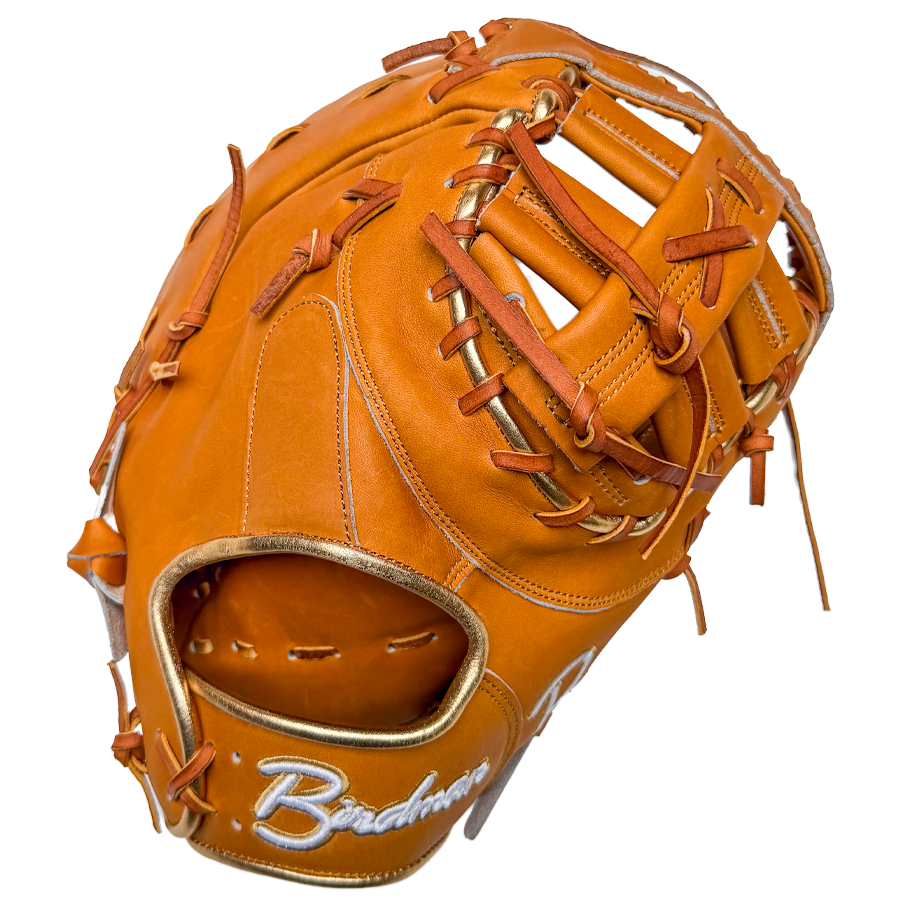 Birdman 13" Tan and Gold First Base Iconic Series Glove
