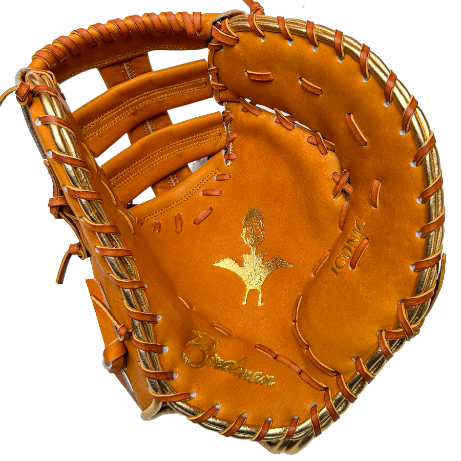 Birdman 13" Tan and Gold First Base Iconic Series Glove