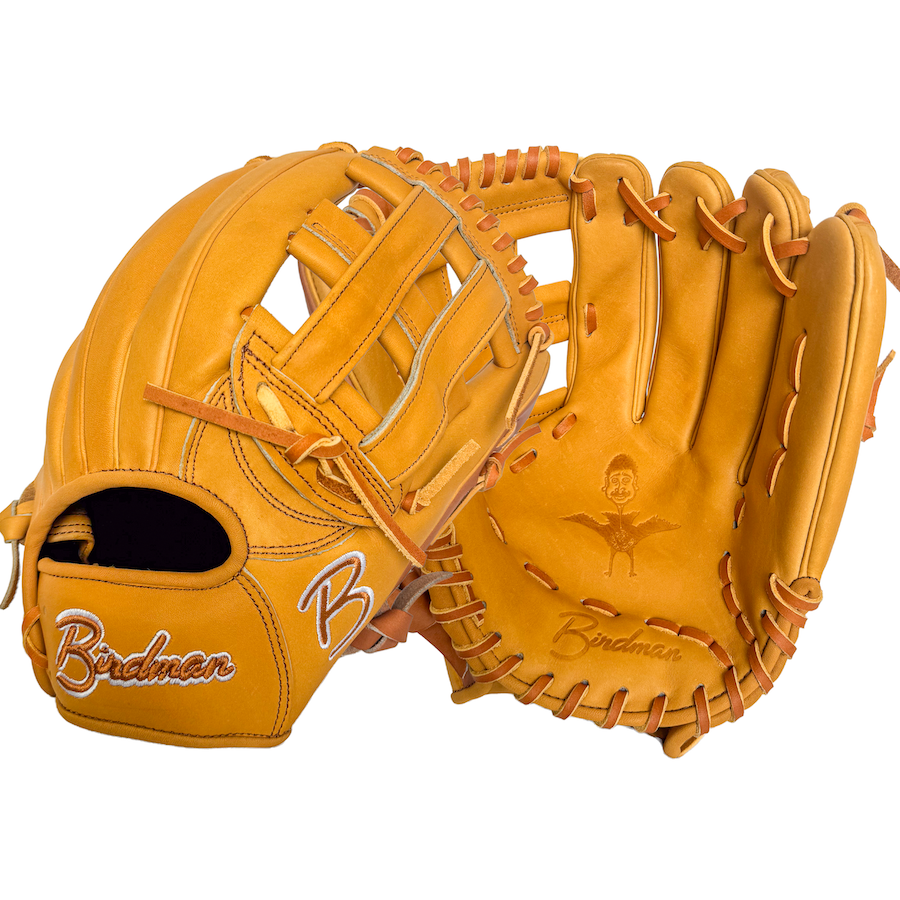 Birdman Left Handed 12.75" Tan H Web Outfield Wingman Series Glove