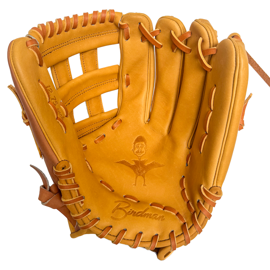Birdman Left Handed 12.75" Tan H Web Outfield Wingman Series Glove
