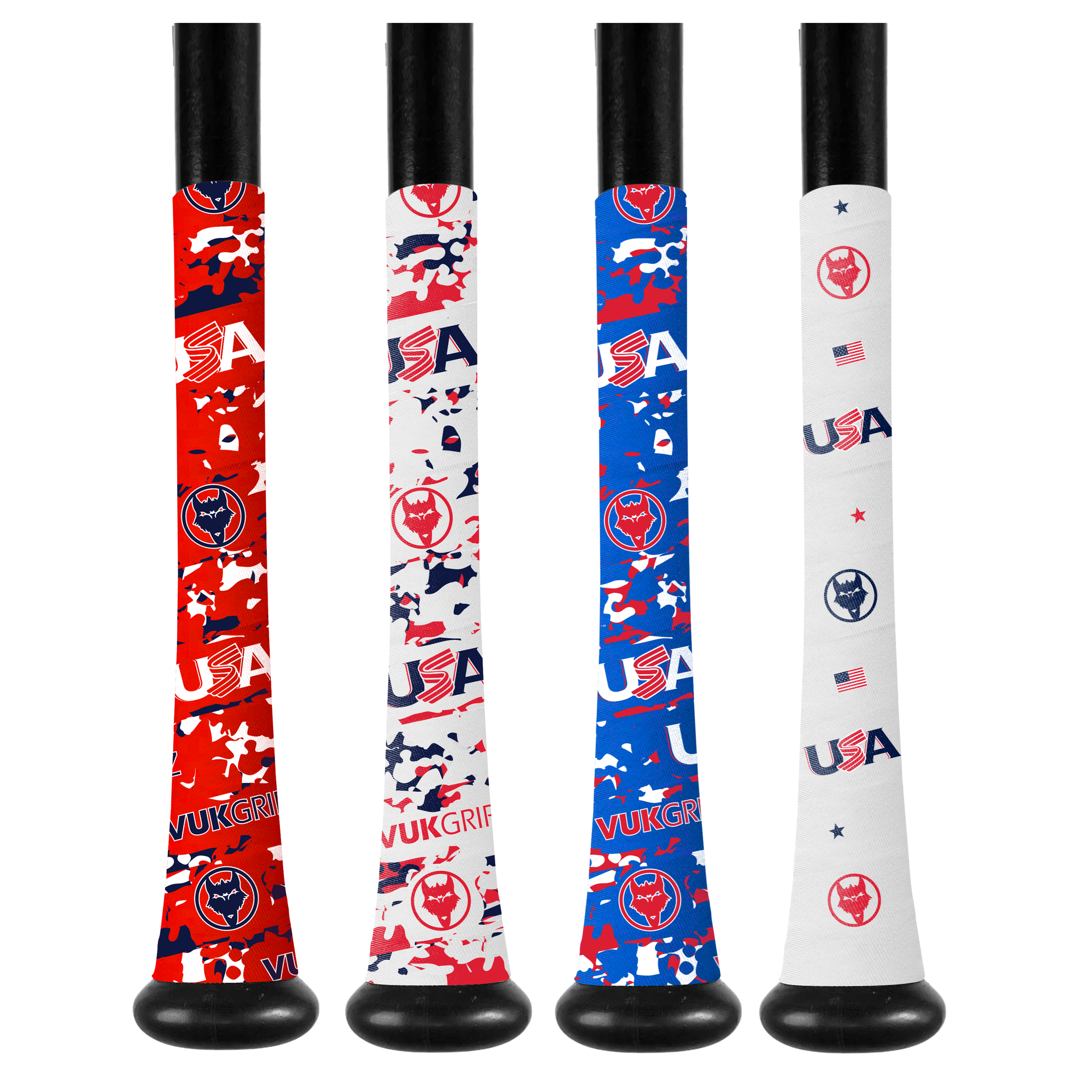 Vuk Gripz USA Baseball Bat Grip Tape Collection